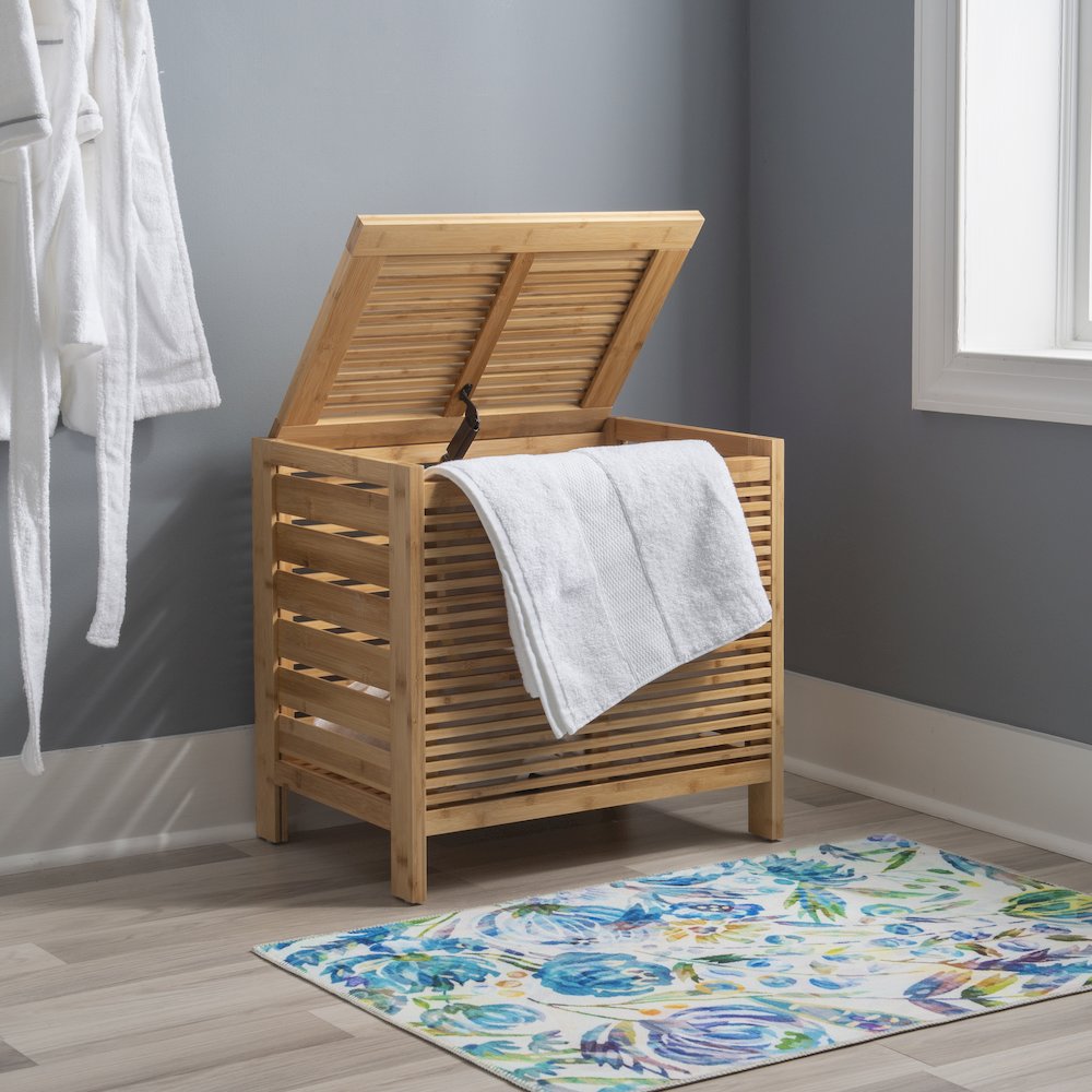 Bracken Bamboo Hamper. Picture 4