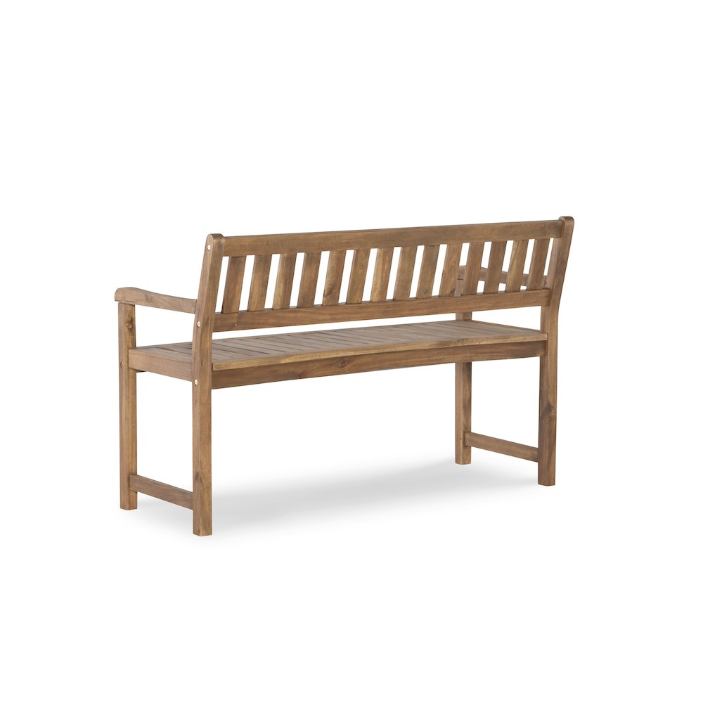 Catalan Bench - Acorn Finish. Picture 10