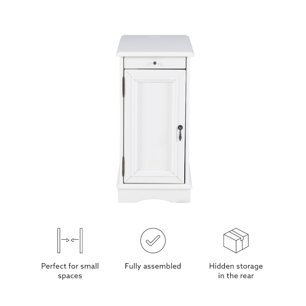 Butler White Accent Table. Picture 16