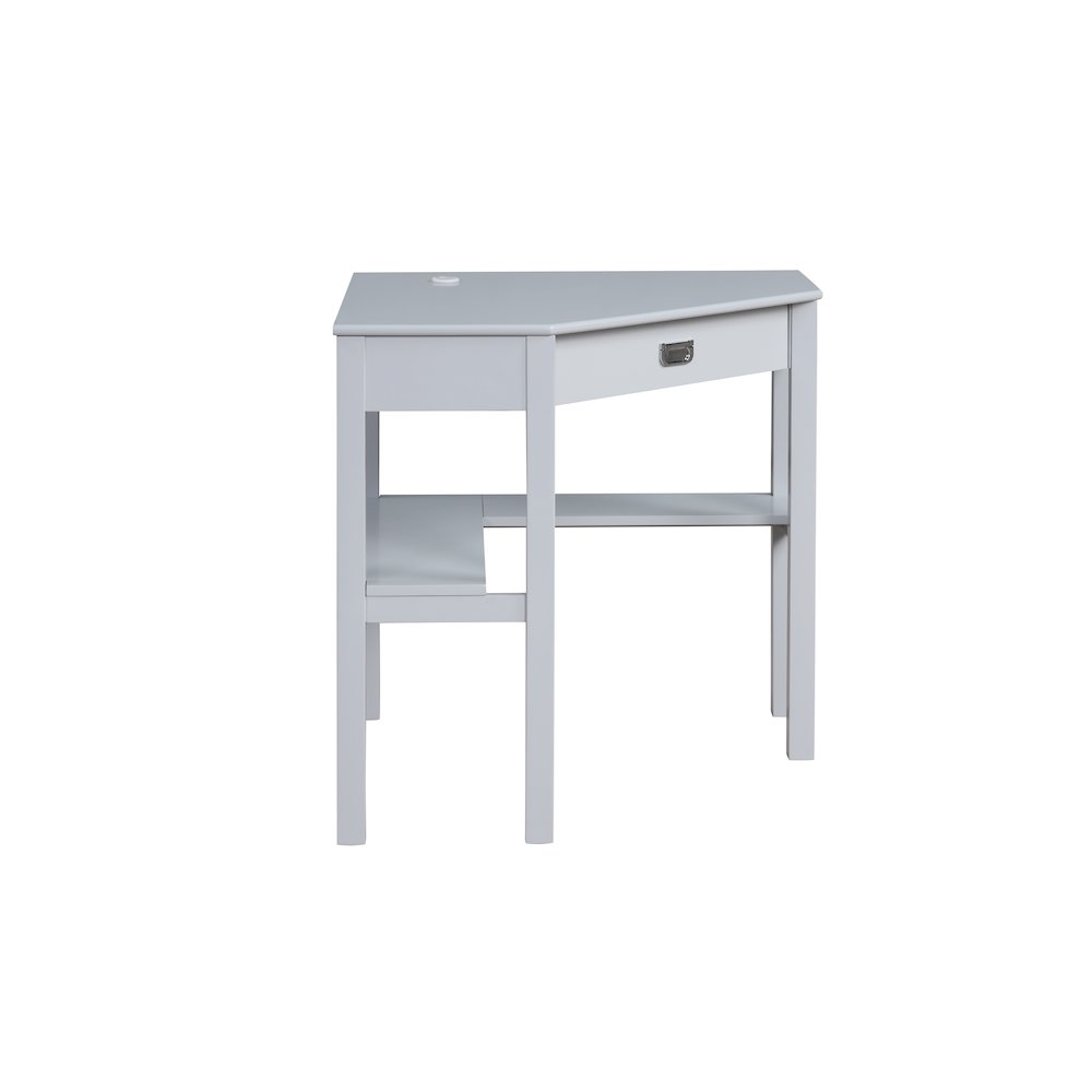 Peggy Corner Desk Gray. Picture 4