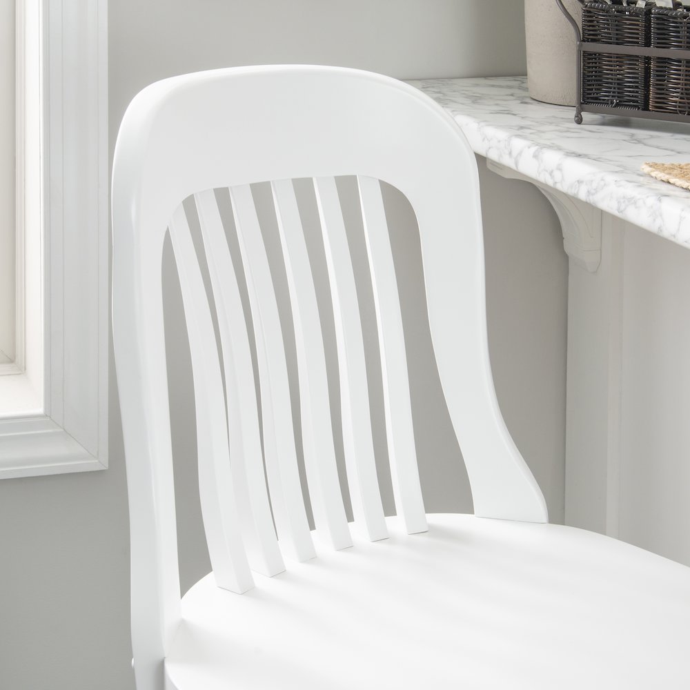 Maylen Barstool White Set Of 2. Picture 5