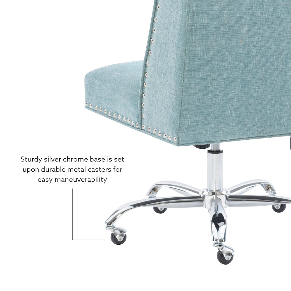 Draper Office Chair, Aqua. Picture 13