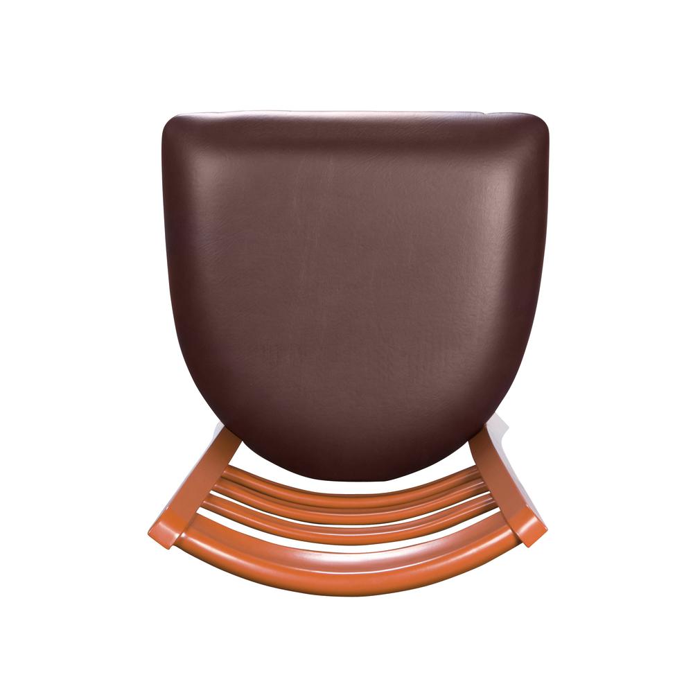 Baxter Metal Side Chair Honey  Burgundy Set Of 2. Picture 8