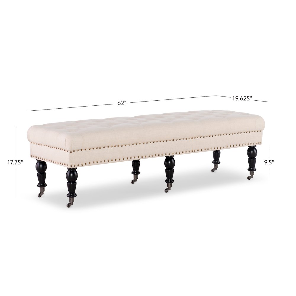Isabelle Bed Bench 62 Inches. Picture 10