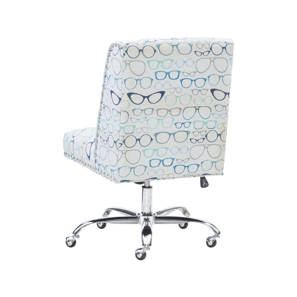 Draper Office Chair, Glasses Print. Picture 11