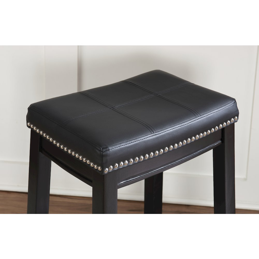 Claridge Black Counter Stool. Picture 5