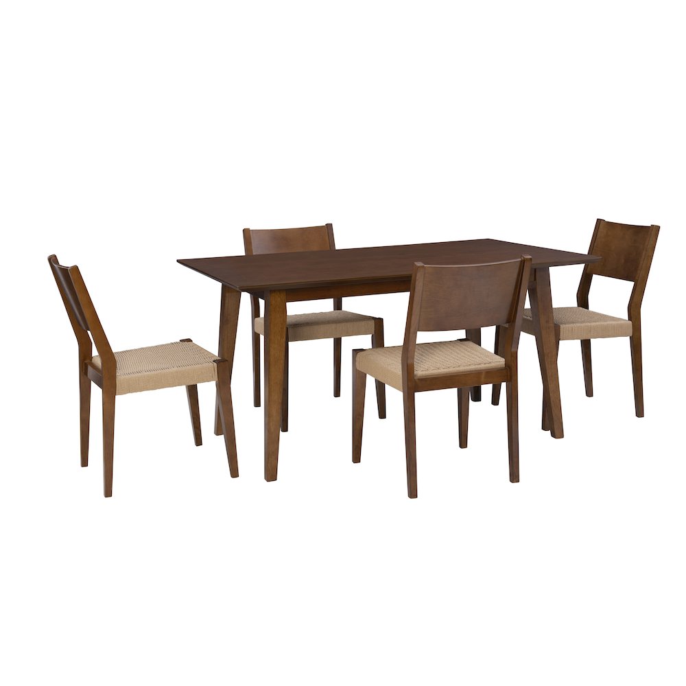 Cadence 5Pc Dining Set Brown. Picture 11