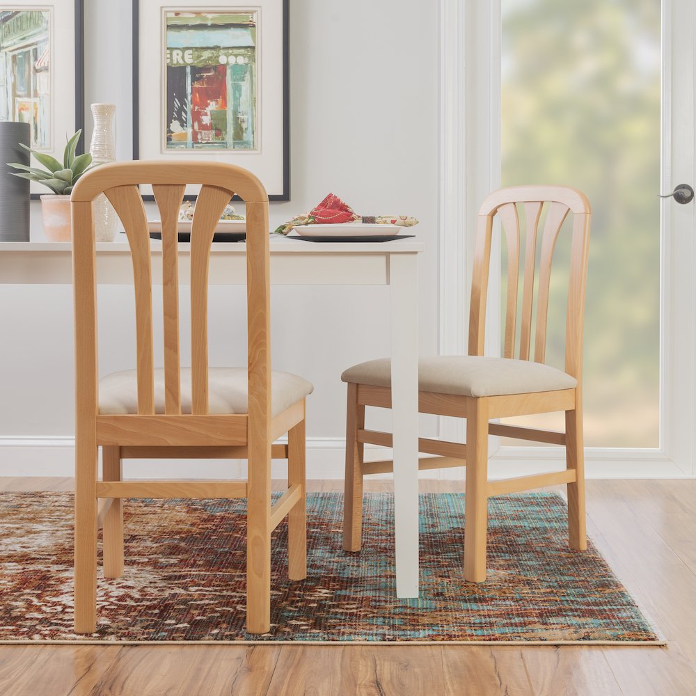 Pamela Chair Natural Gray Set of 2. Picture 4