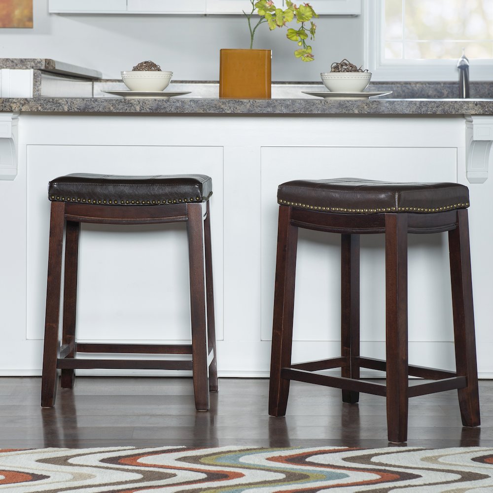 Claridge 2Pk Brown Counter Stool. Picture 3