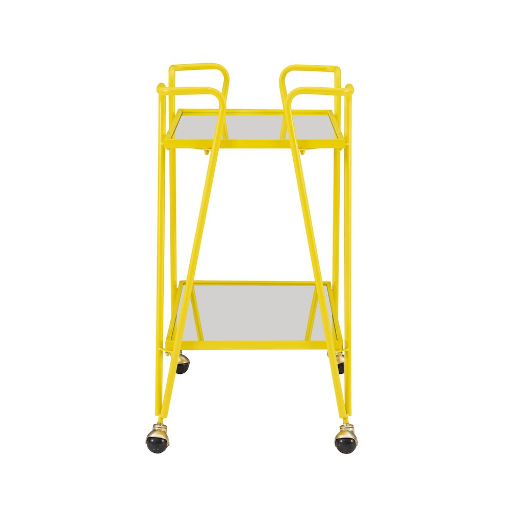 Yellow Mid-Century Bar Cart. Picture 7