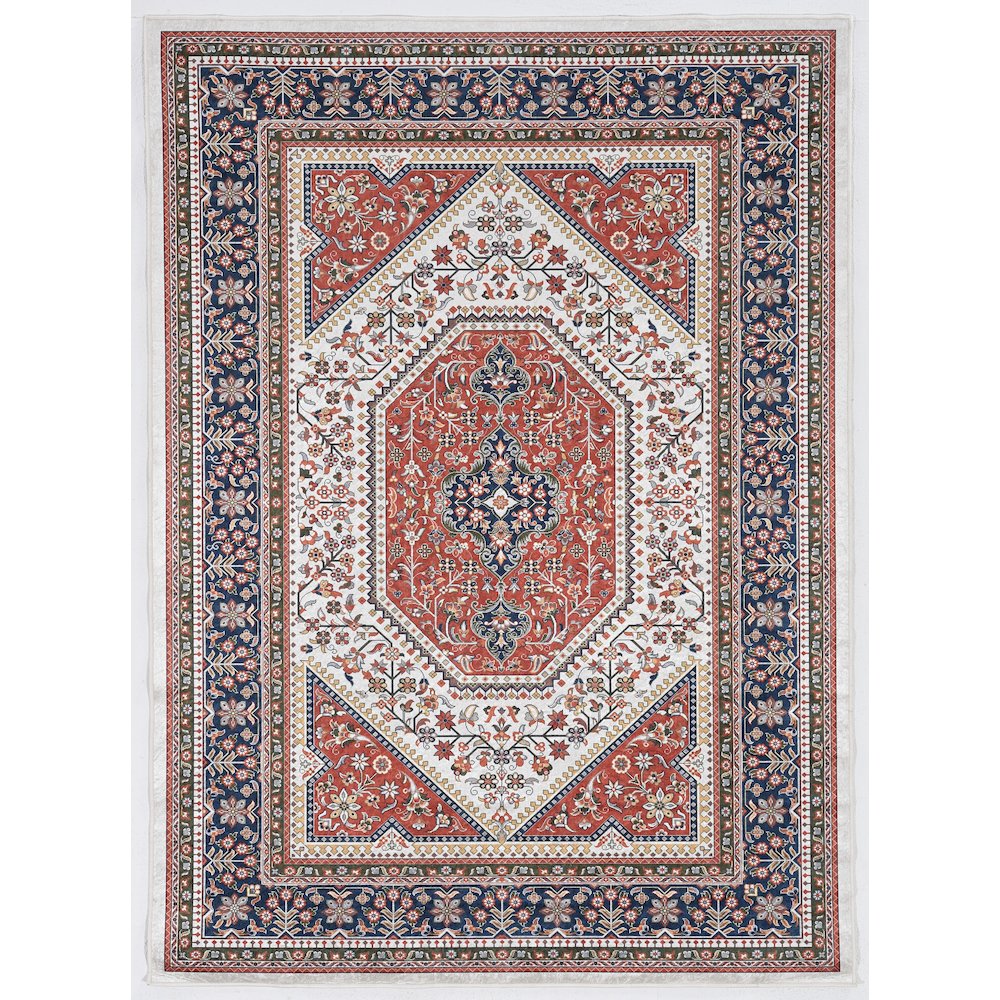 Emerald Bayer Red & Navy 5x7, Rug. Picture 1