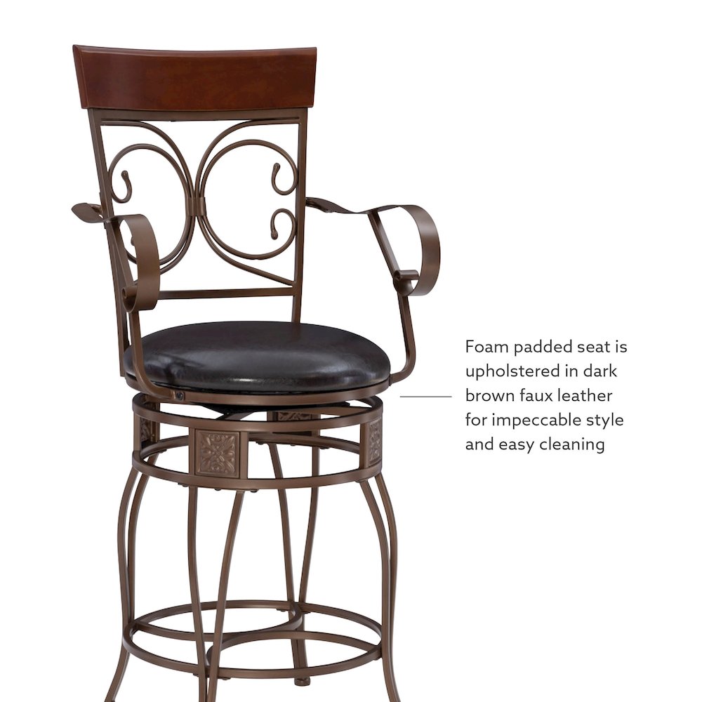 Beeson Big And Tall Counter Stool Arm. Picture 10