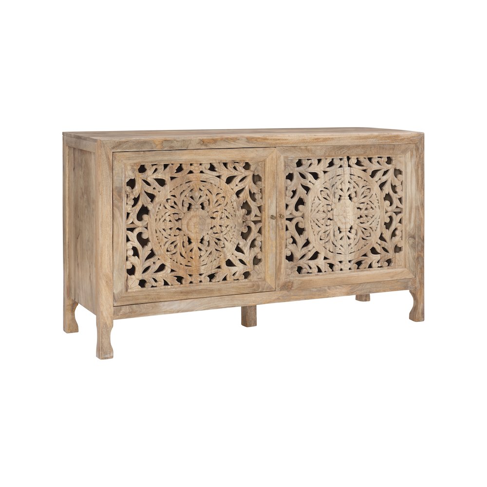 Haven 2 Door Cabinet Natural. Picture 10