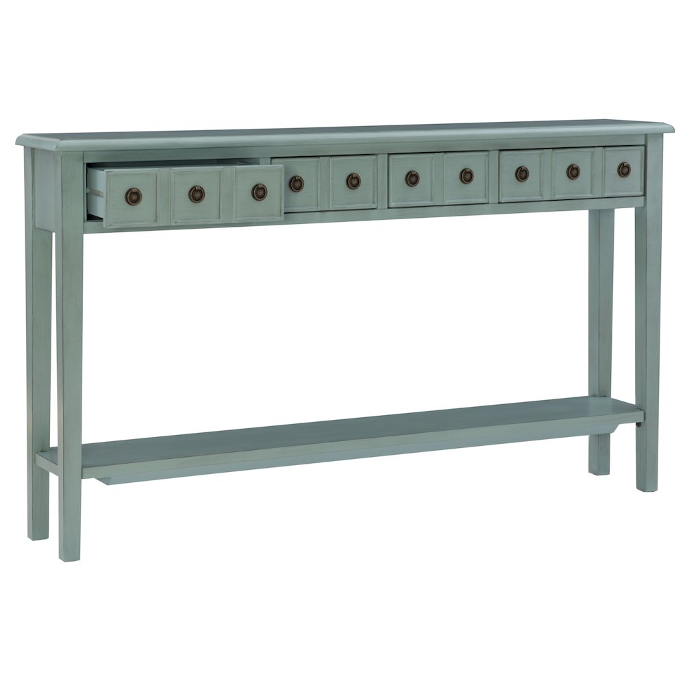Sadie Teal Long Console. Picture 1