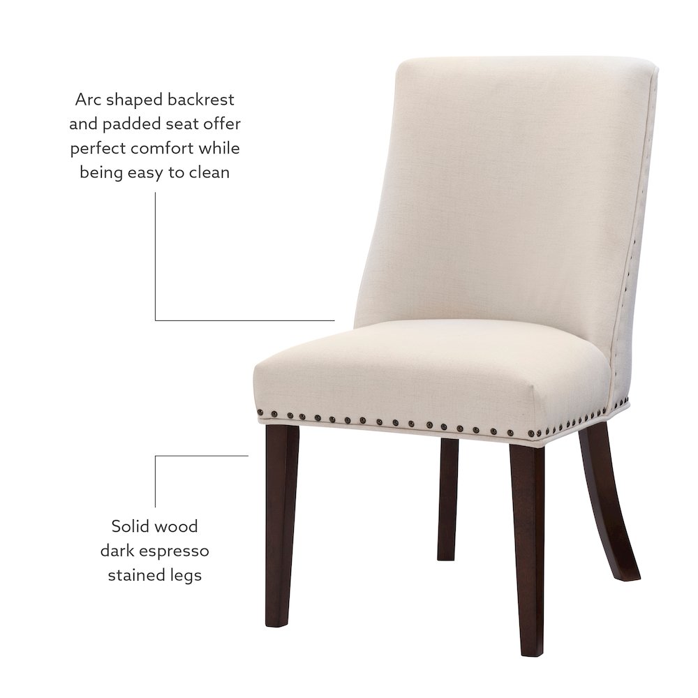 Adler Dining Chair Espresso Natural, Set of 2. Picture 11