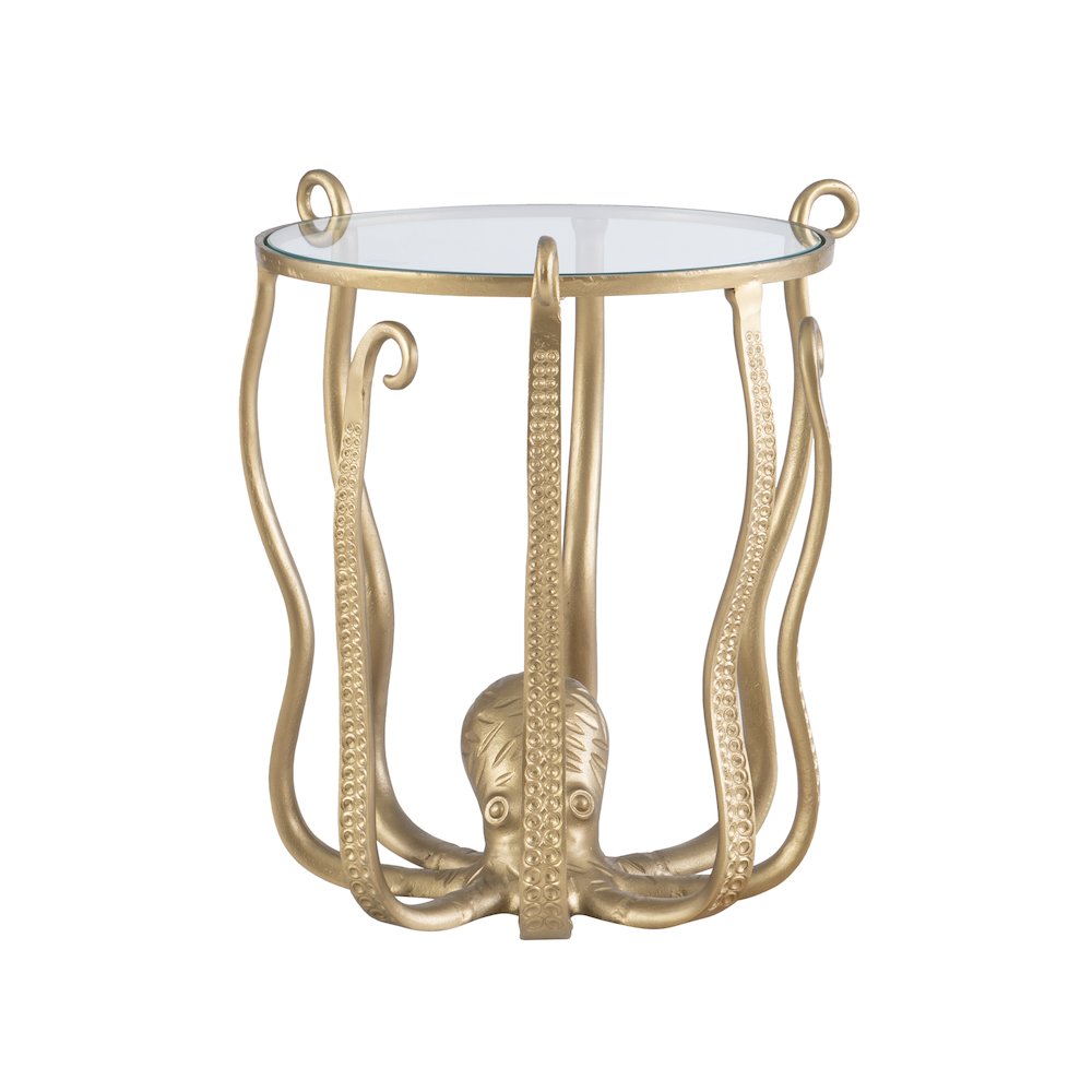 Octiana Octopus Table Gold. Picture 1