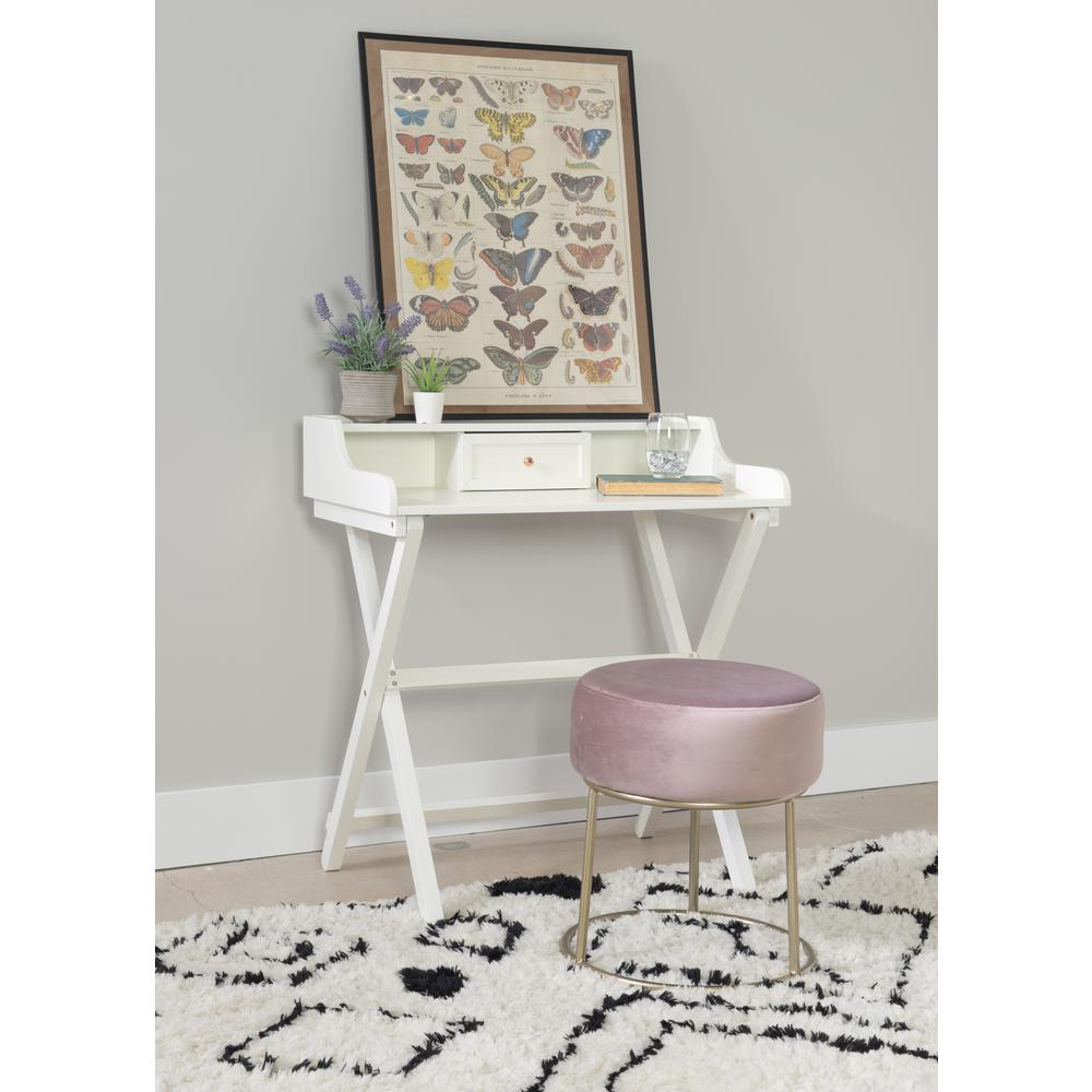 Coy White Folding Desk. Picture 11