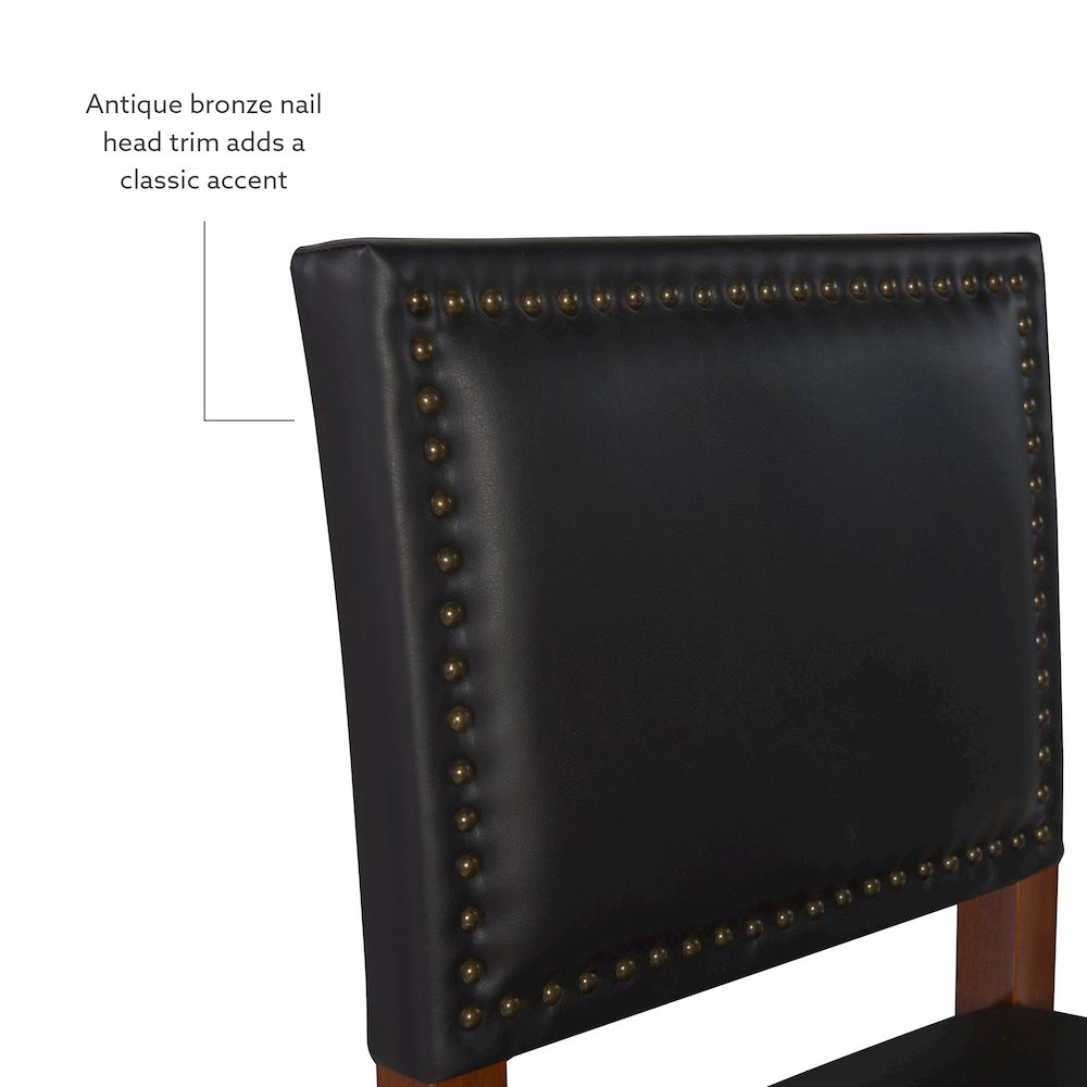 Brook Bar Stool Black. Picture 9
