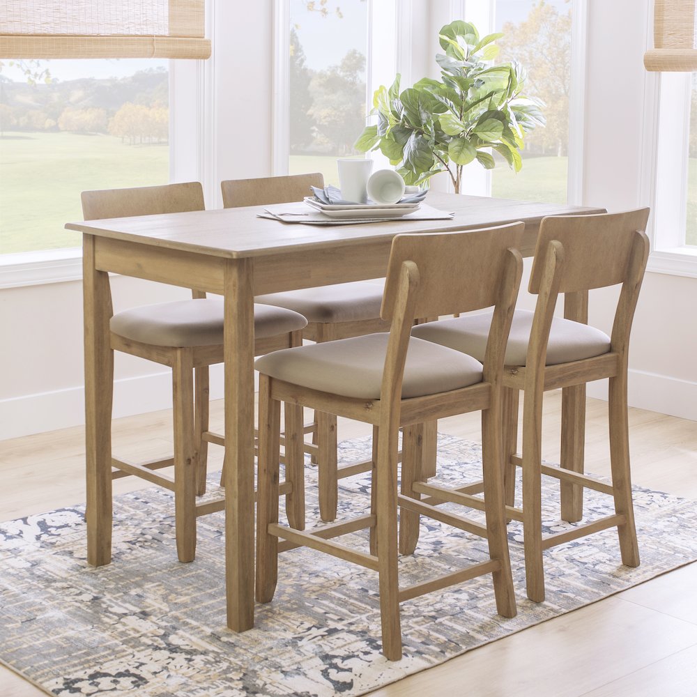Jorissen 5Pc Tavern Set Gray Wash. Picture 4