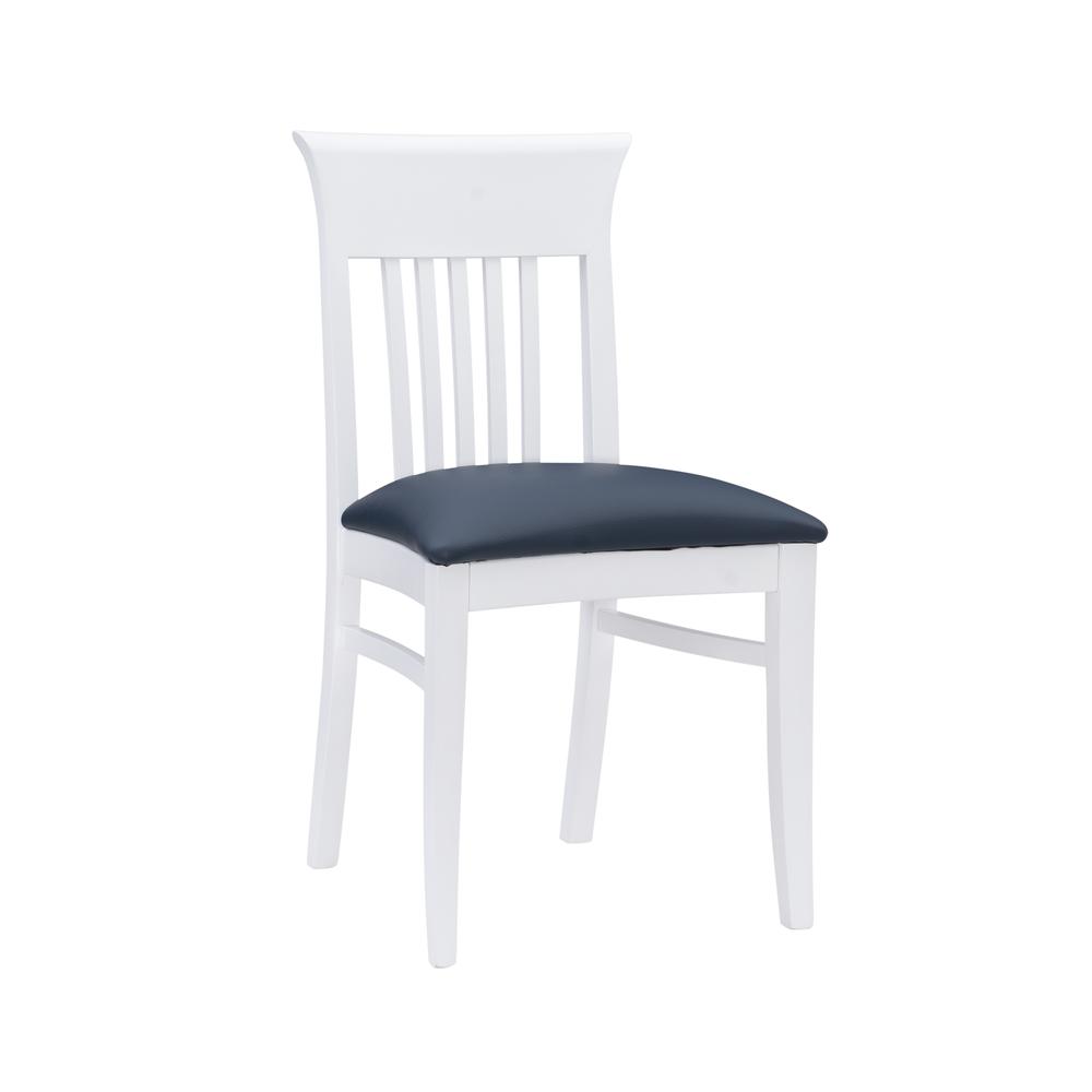 Jenny Upholstered  Chair White Set Of 2. Picture 2