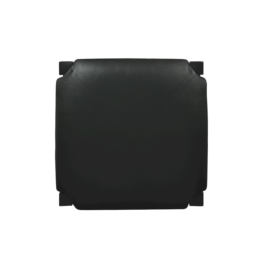 Lancer Backless Counter Stools, Black - Set Of Two. Picture 6