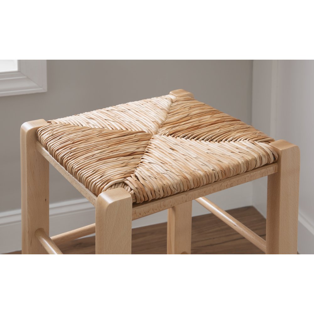 Gianna Backless Barstool Natural Set Of 2. Picture 5