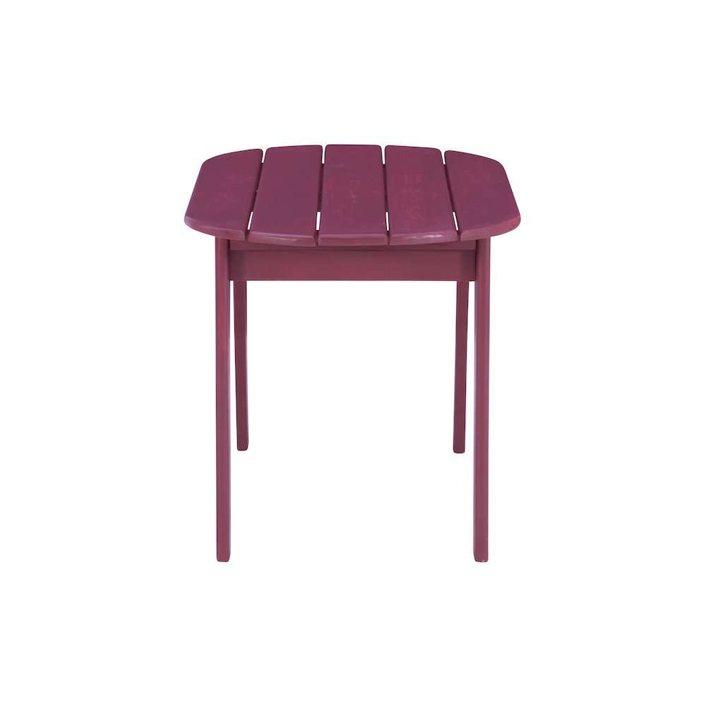 Adirondack Red Coffee Table. Picture 3