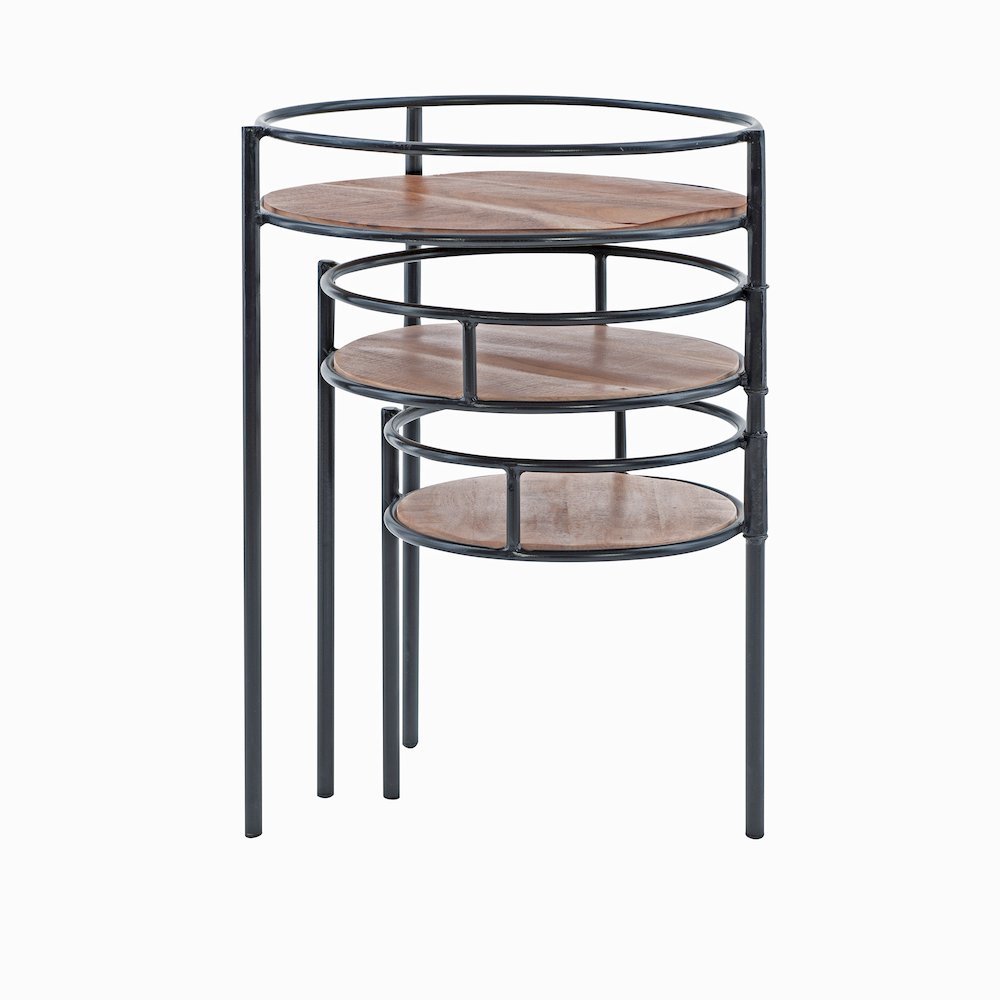 Collis Three Tiered Plant Stand Side Table. Picture 7
