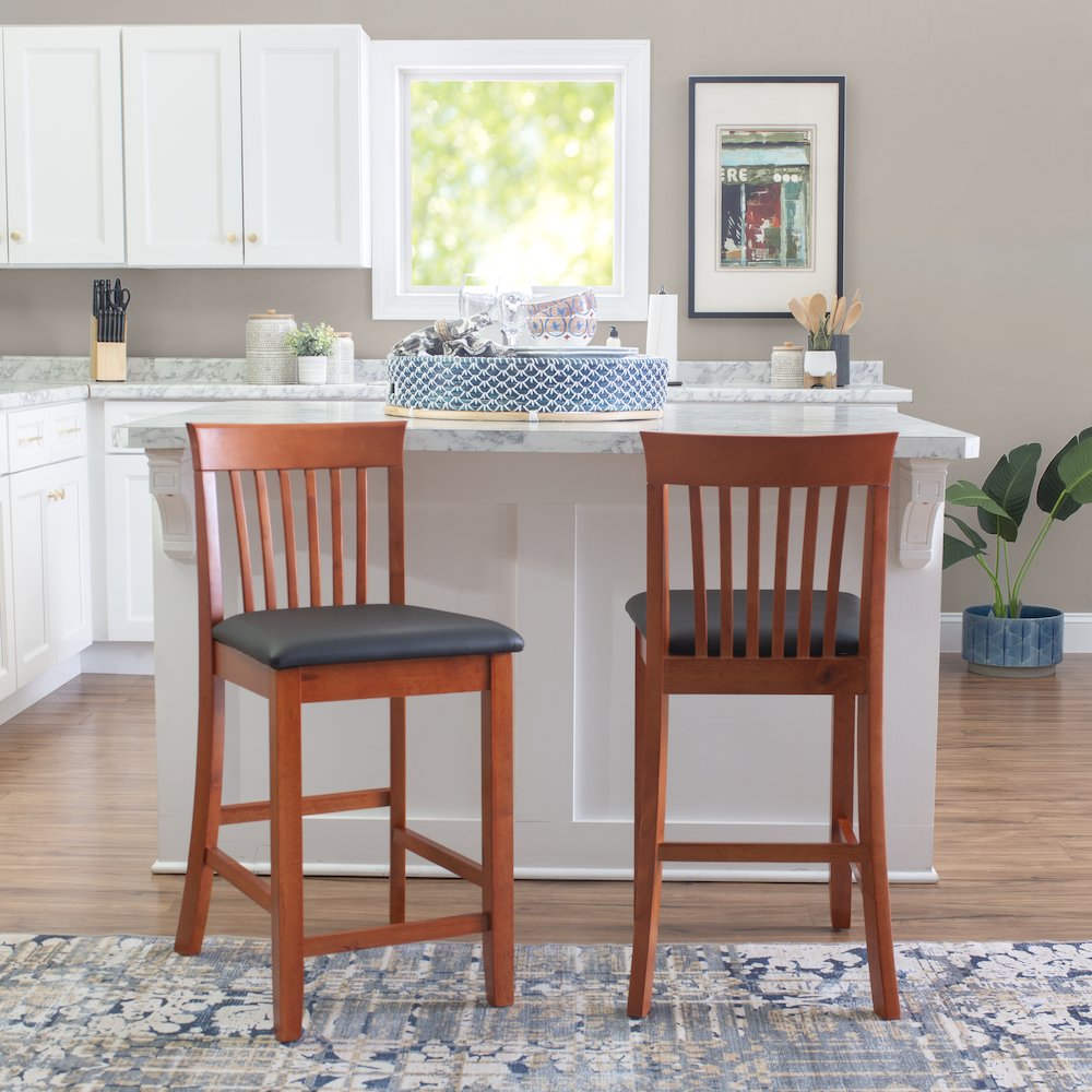 Triena 24 In Craftsman Counter Stool. Picture 2