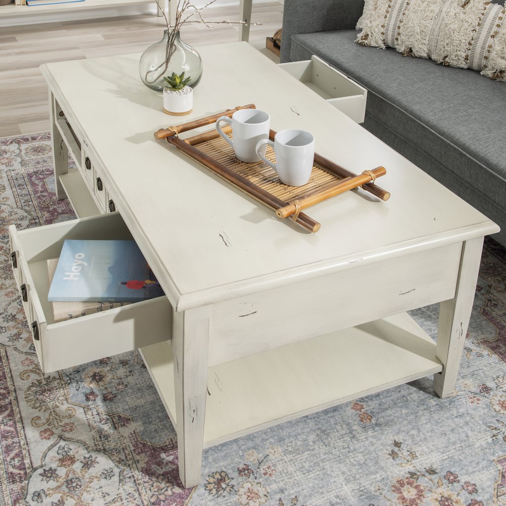 Sadie Coffee Table Off White. Picture 5