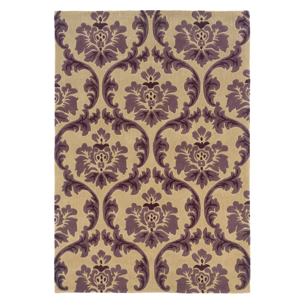 Trio Fiona Cream & Purple 5x7, Rug. Picture 2