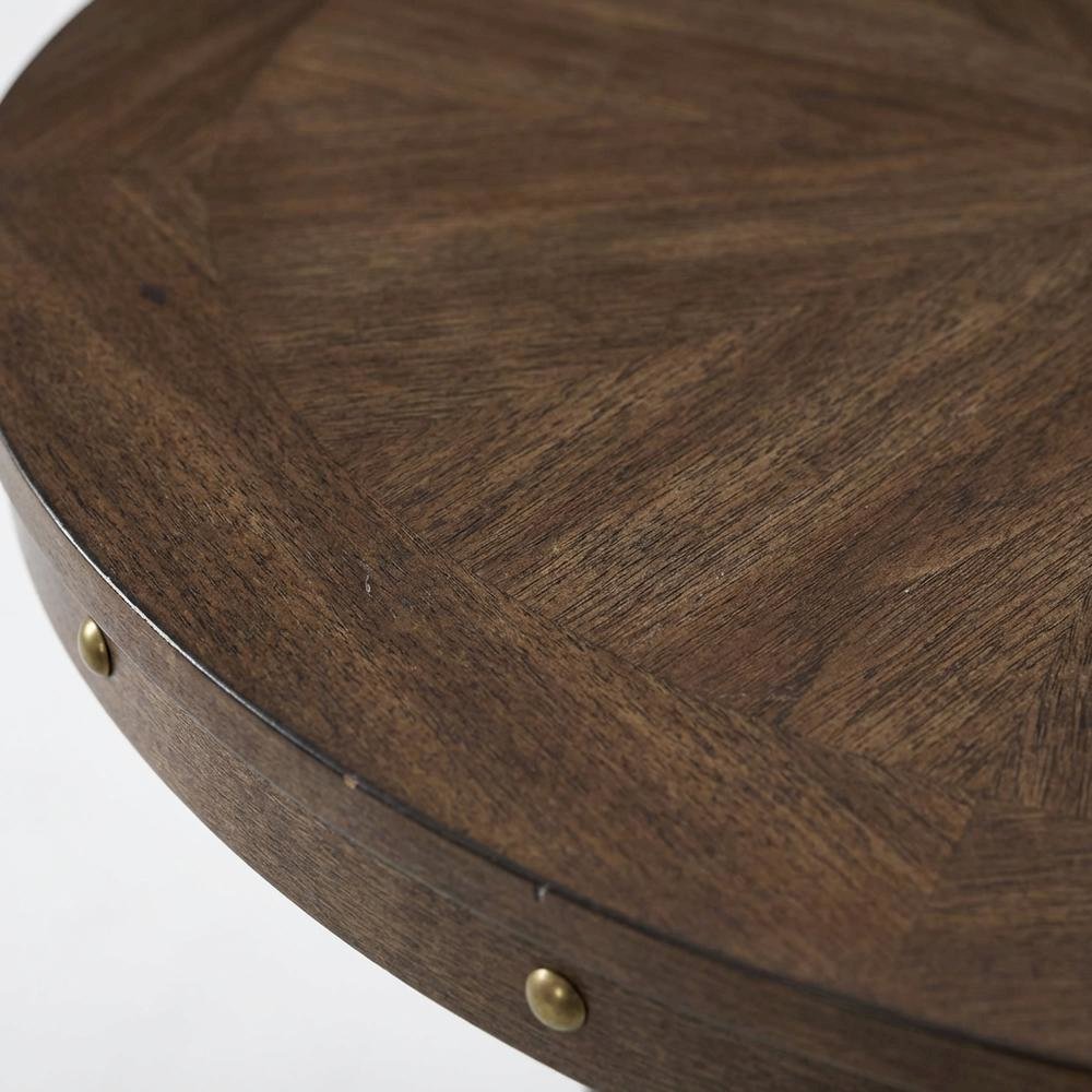 Natural, Side Table, Quality Build, Durable Wood Frame. Picture 6
