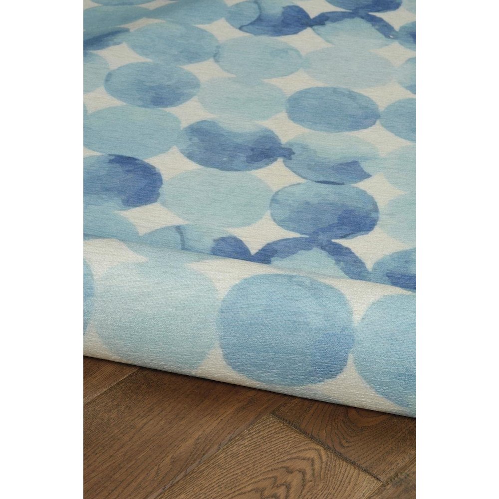 Outdoor Washable Lakeland Blue & Ivory 7' X 9', Rug. Picture 7