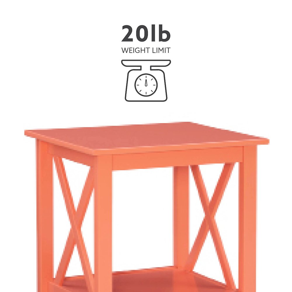 Davis Coral End Table. Picture 14