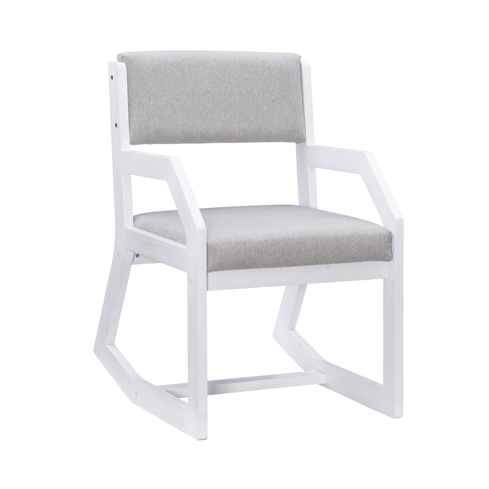 Robin 2 Position Sled Base Chair White. Picture 1