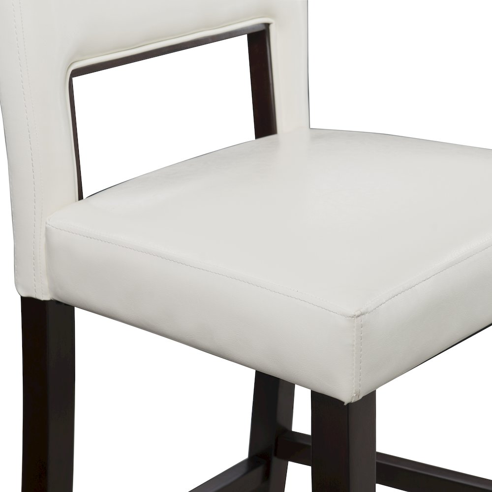Vega Counter Stool White 24. Picture 3