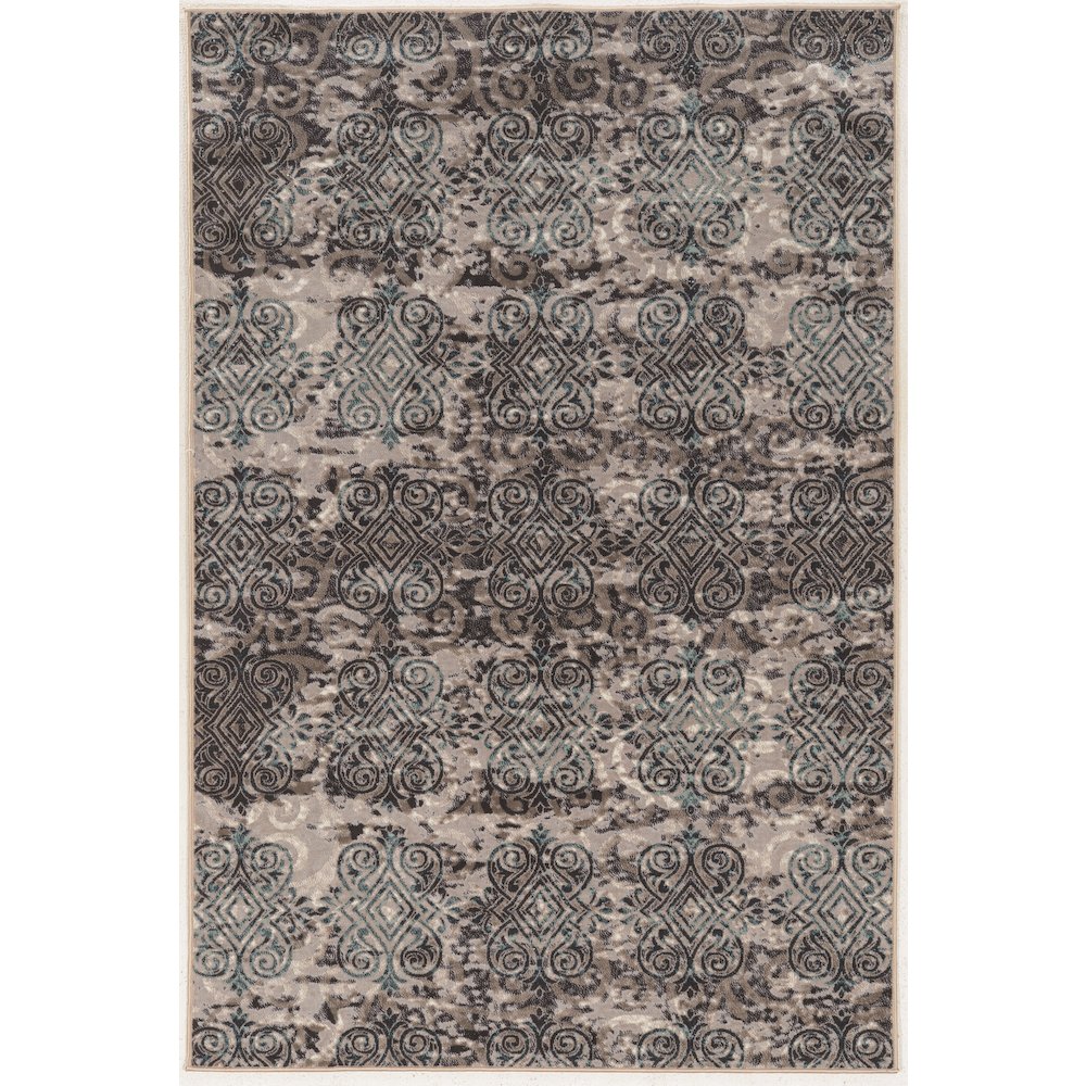 Vintage Clara Grey & Blue 2x3, Rug. Picture 1