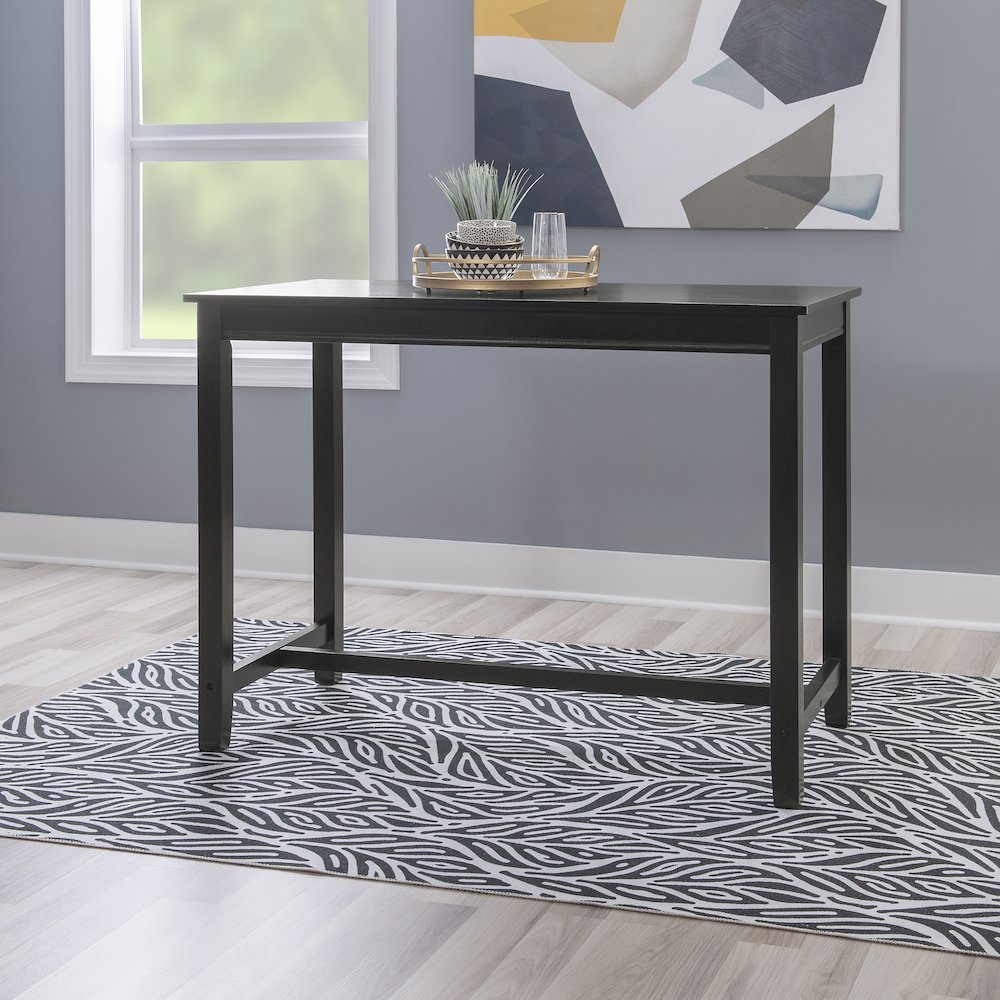 Claridge Counter Pub Table Black. Picture 3