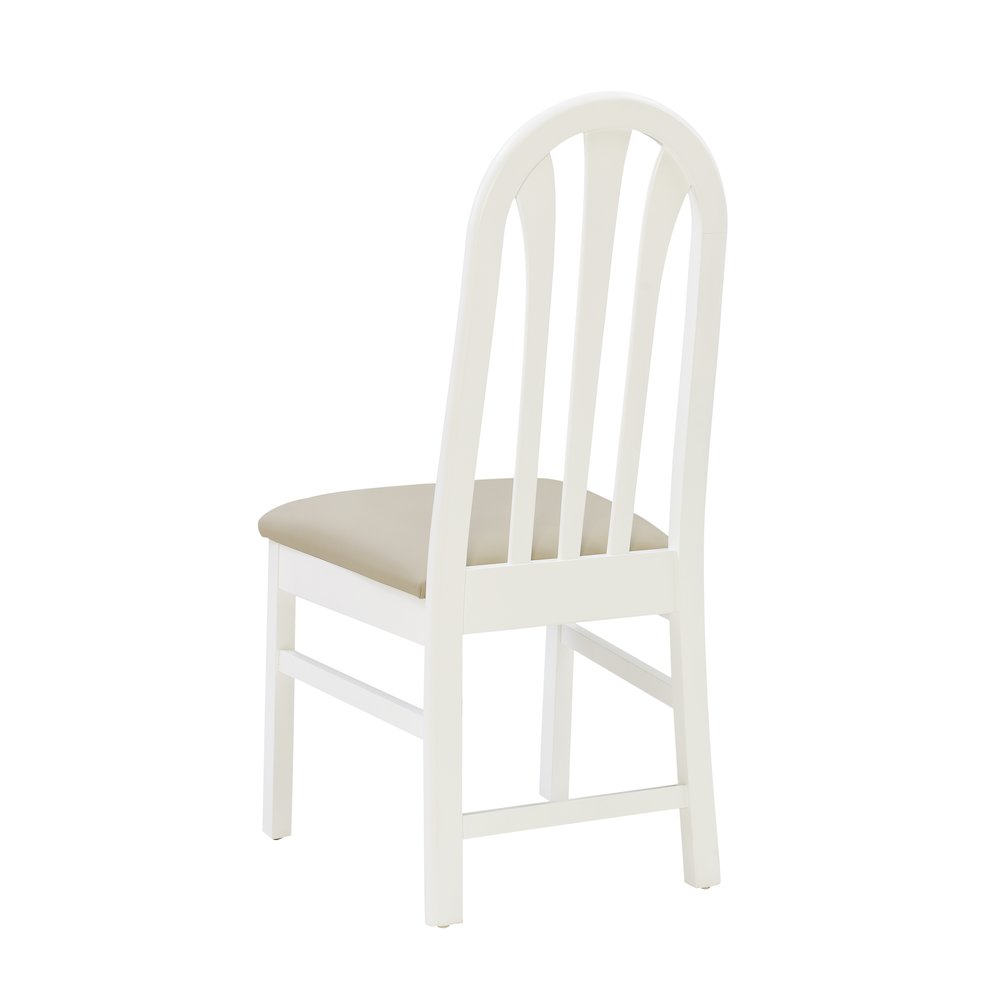 Jesper White Chair Uph Seat. Picture 10