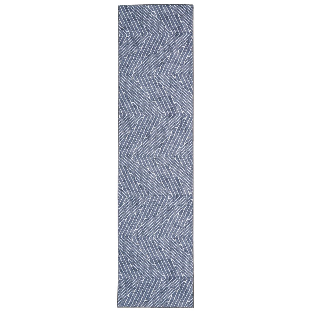 Washable Fuller Grey/Ivory 2x8, Rug. Picture 1