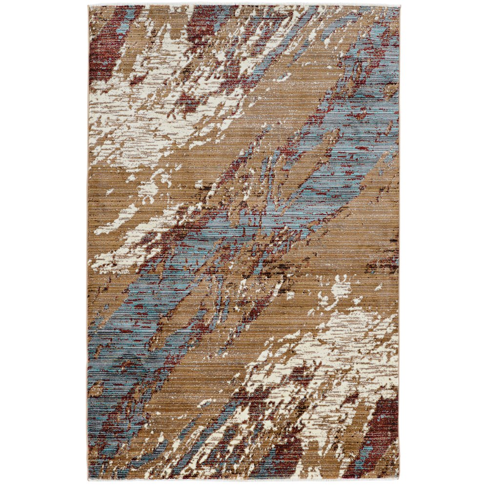 Illusions Marble Beige & Blue 3x5, Rug. Picture 1
