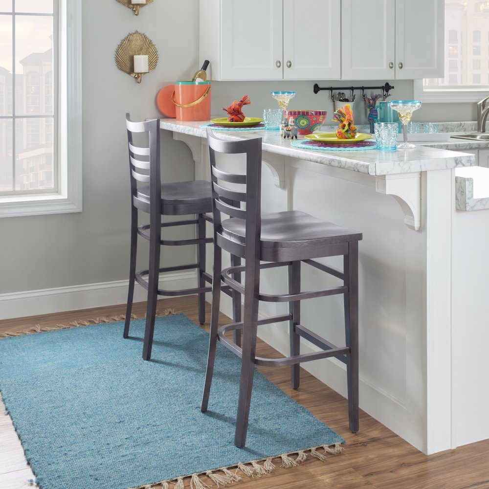 Blairmont Barstool Brown Set Of 2. Picture 3