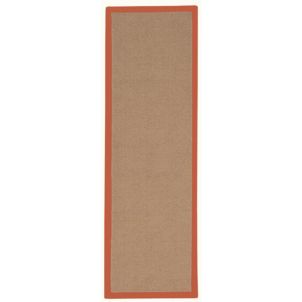 Athena Cork & Burnt Orange 2.6x12, Rug. Picture 1