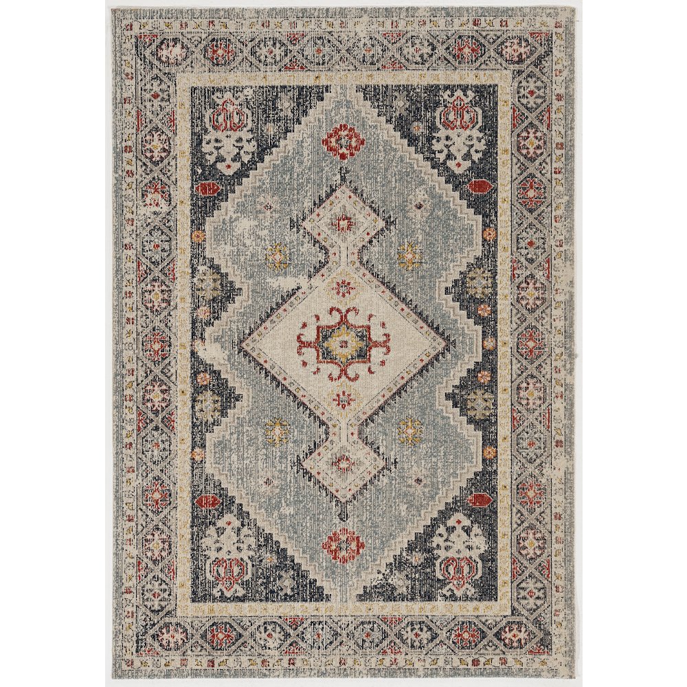 Great Zero Marle Ivory & Blue 5x7.6, Rug. Picture 2