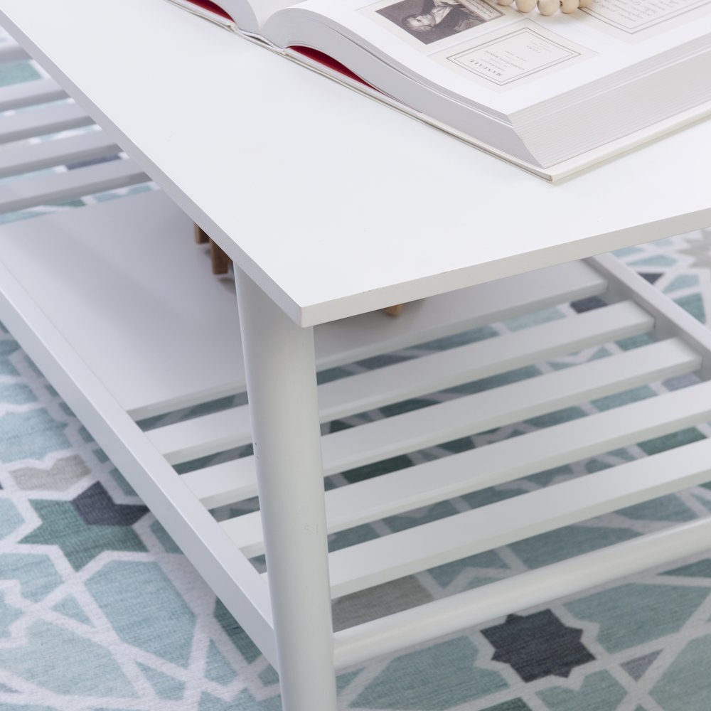 Charlotte Coffee Table White. Picture 6
