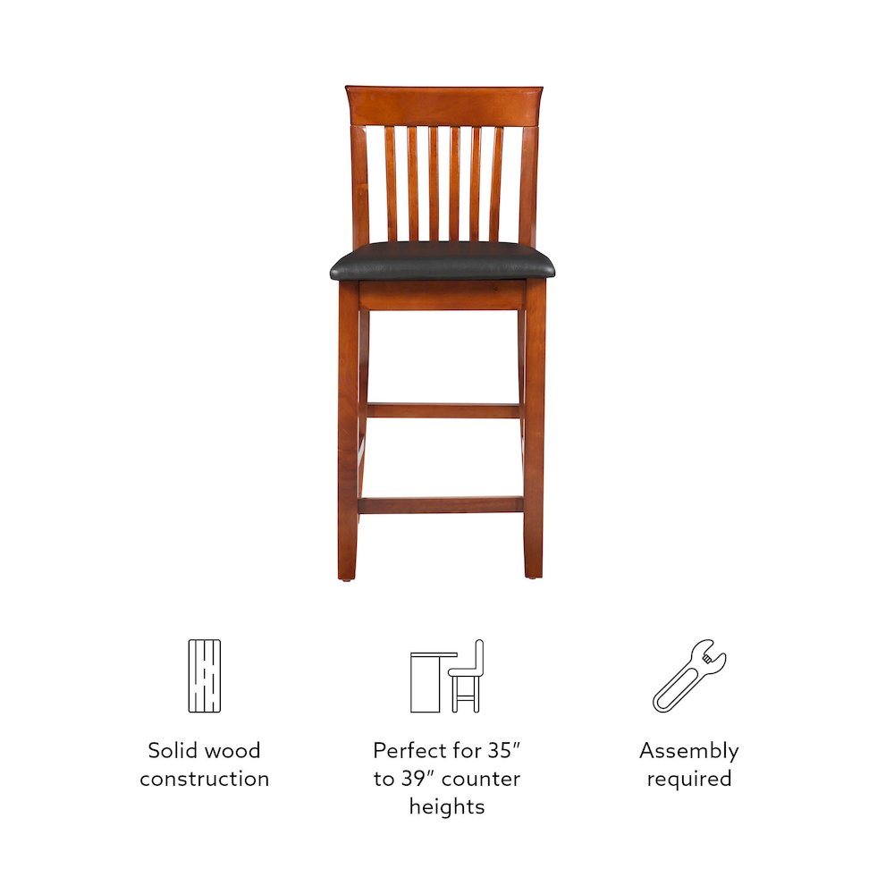 Triena 24 In Craftsman Counter Stool. Picture 12