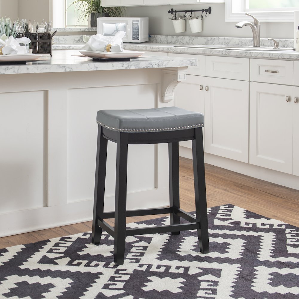 Claridge Gray Counter Stool. Picture 4