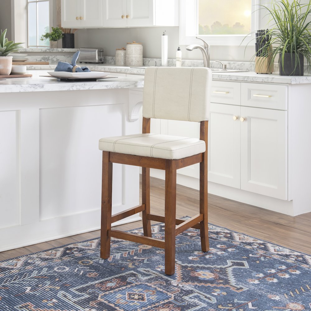 Milano Counter Stool Cream. Picture 3