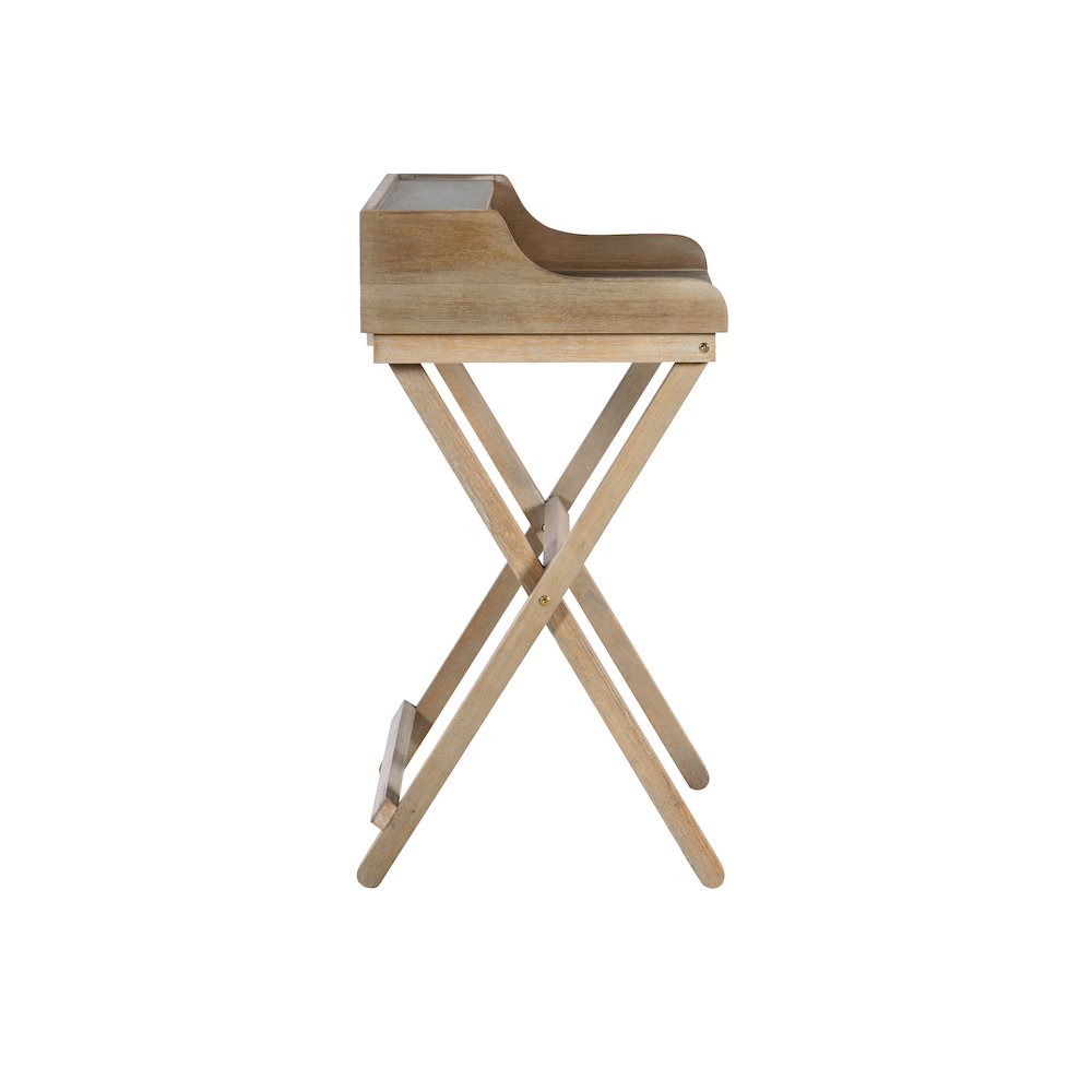 Coy Rustic Brown Folding Desk. Picture 7
