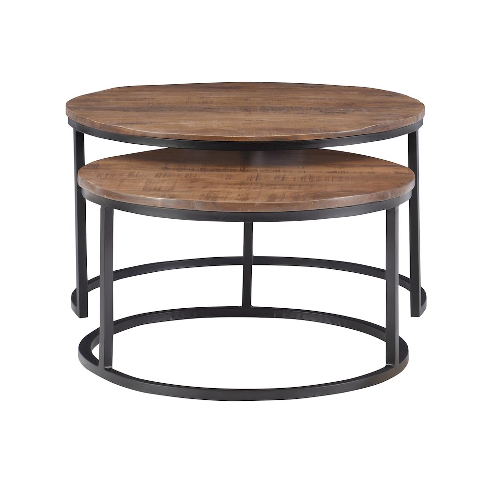 Weston Nesting Coffee Tables Brown. Picture 1